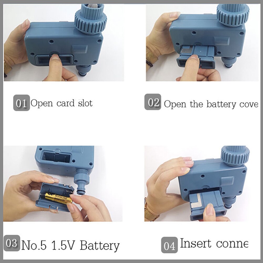 Irrigation Controller Water Program System Battery Operated Water Timer Irrigation Timer Controller System Lasting