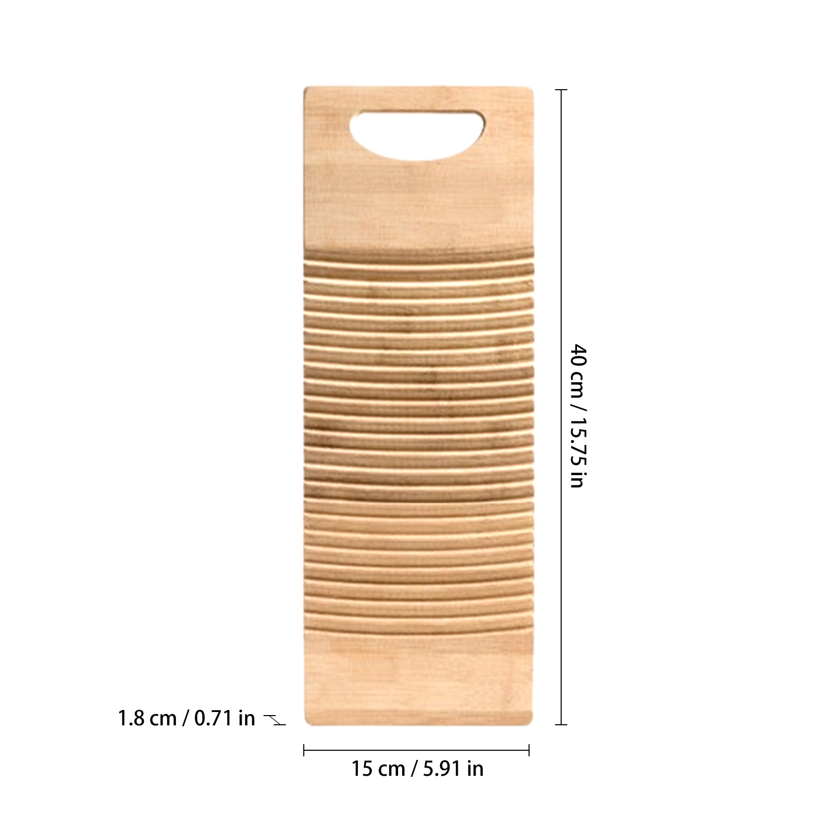 Washing Clothes Washboard Bamboo Wood Manual Washboard Laundry Board Wood Anti-slip Laundry Cleaning Board For Home School: Yellow