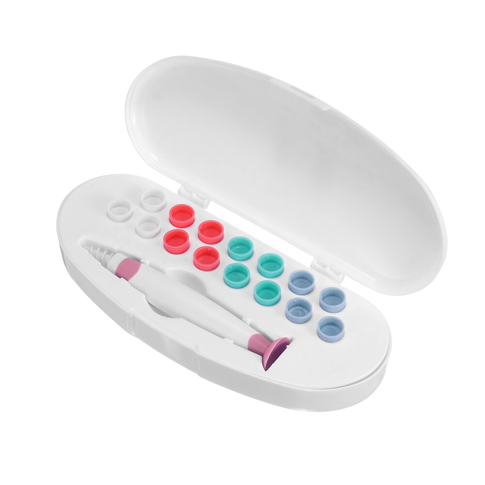 Electric Ear Cleaner Vacuum Ear Wax Dirt Fluid Remover Painless Earpick Ear Cleaning Tools Safety Products White With 16 Pieces: pink