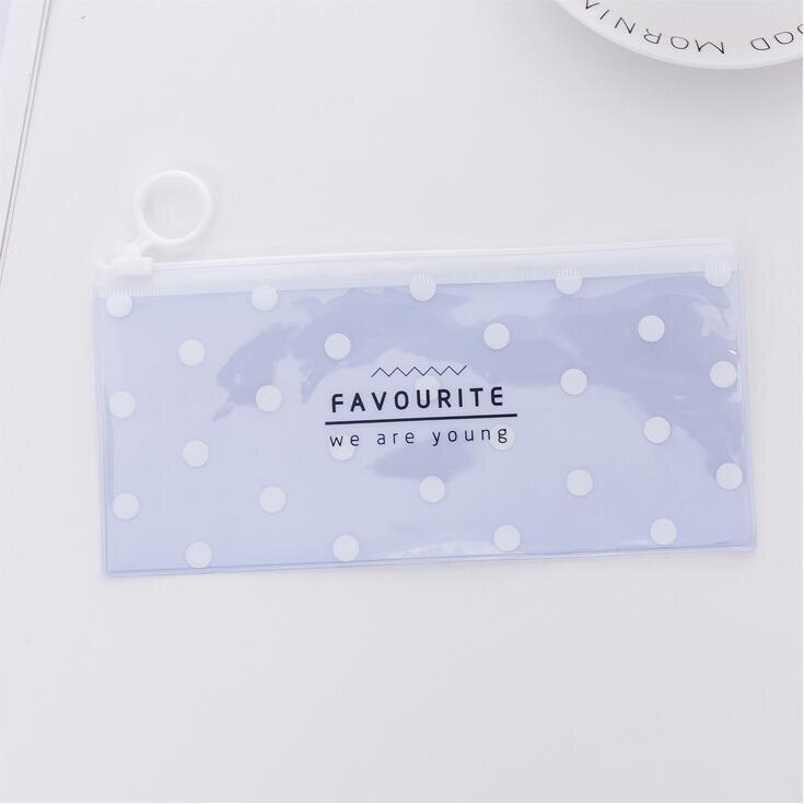 1 stück Neue Korea Schule Schreibwaren SchöNe Nette Kawaii Kreative PVC Umschlag Zu Empfangen Beutel Frische Transluzenten Ordner: C