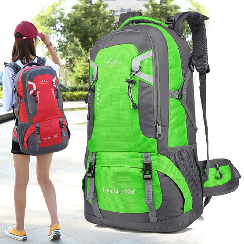 Dihope, mochila para hombre de 60l/40L, mochila para escalar con carga USB, mochila escolar para adolescentes, mochilas de viaje para mujeres, bolsa para exteriores