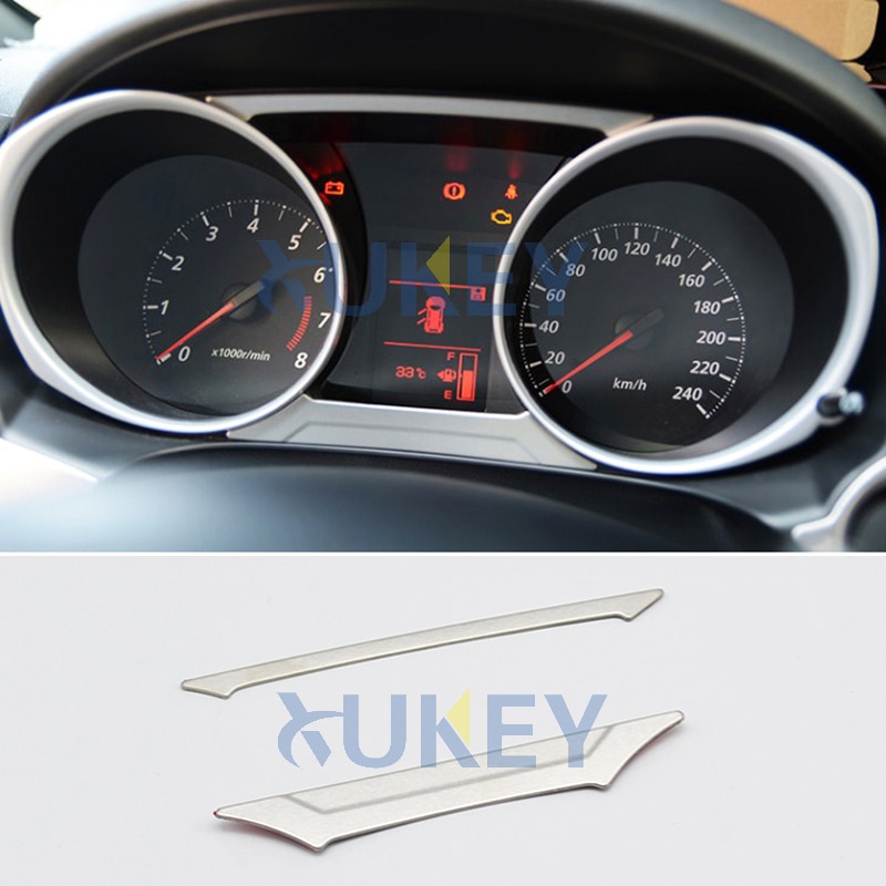 Bijl voor mitsubishi asx outlander sport rvr chroom dashboardpaneel instrumentenpaneel afdekking sierlijst