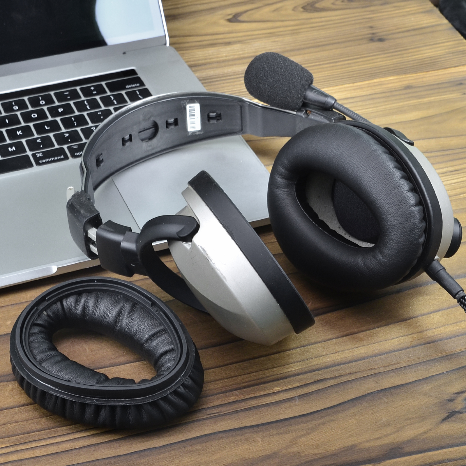 Zachte Spons Oorkussentjes Kussen Mic Cover Voor Lightspeed Zulu / Sierra / Zulu Pfx Luchtvaart Headsets Accessoires Vervangende Oorkussens