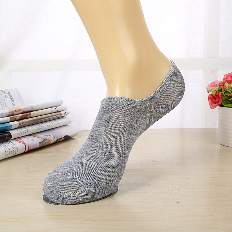 Teckel Invisible sneaker van 95% katoen met silicone rand rondom de