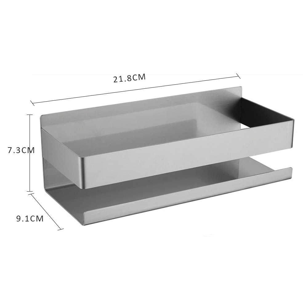 Plank douche plank badkamer rekken keuken opbergrek geen spijkeren naadloze installatie badkamer accessoires