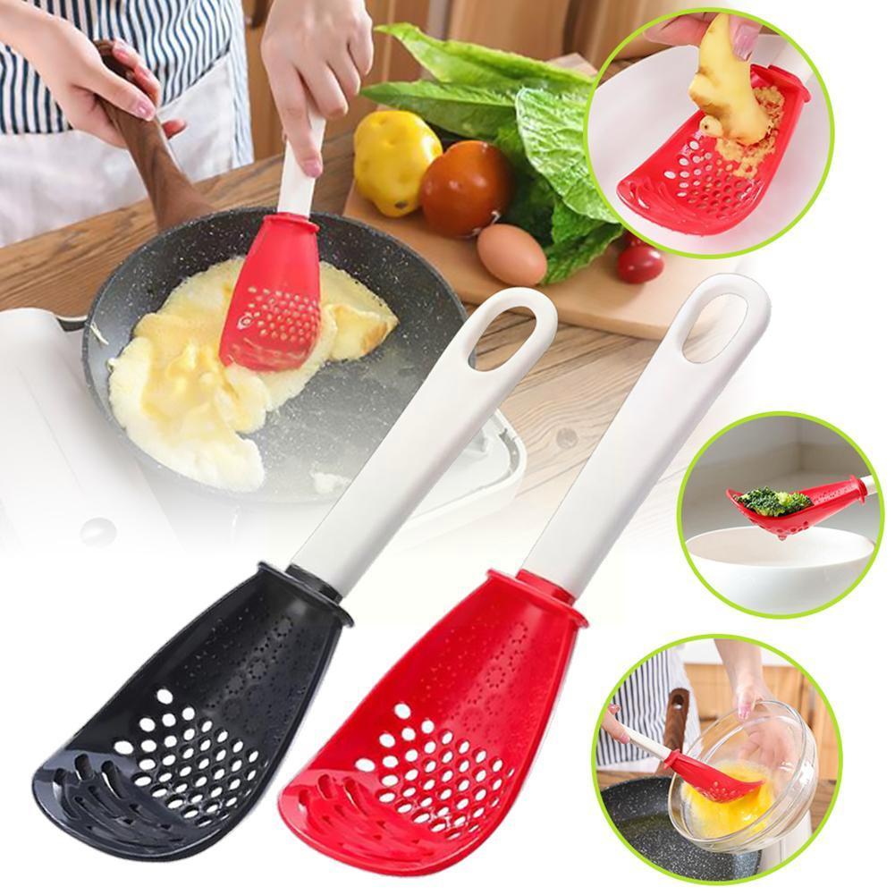 Japanese Cuisine Spoon Multifunctional Colander Baby Mashed Potato Mashed Ginger Food Supplement Grinder J6E6