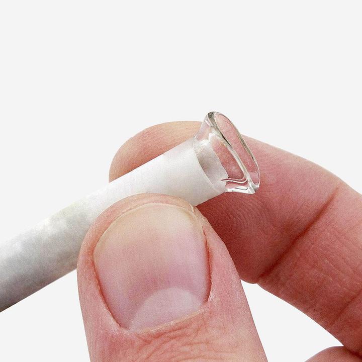 10 stück Glas Filter Tipps Flache Mund Rauchen Zubehör