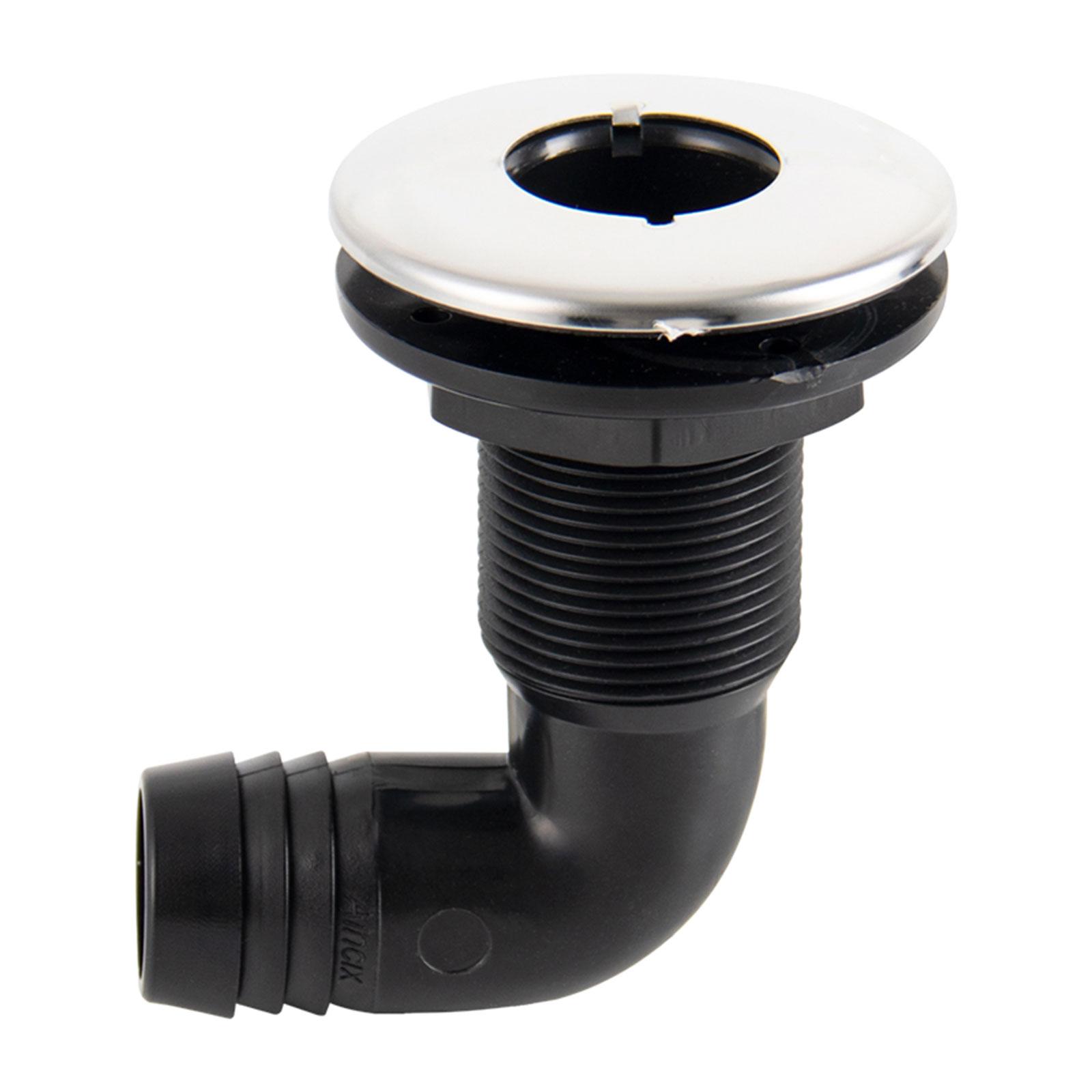 Boat Water Drain Scupper Stable Performance Hull Bilge Vent Fitting Plumbing Universal Hose Outlet Connector Boat Scupper Drain: PURPLE