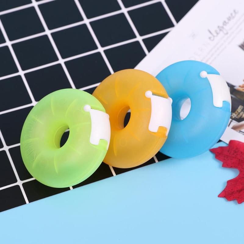 ALLOYSEED Portable Donut Tape Dispenser Invisible Tape Cutter Holder Stand Student School Office Stationery Supplies