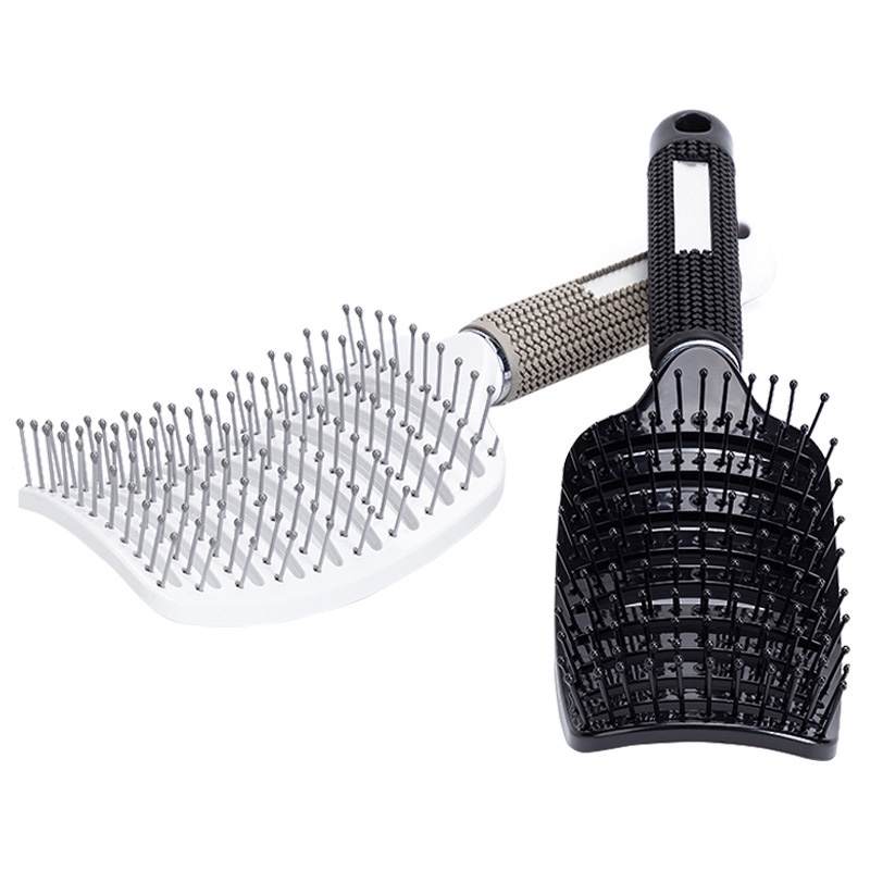 Haar Hoofdhuid Massage Kam Nylon Haarborstel Antistatische Nat Krullend Ontwarren Haar Borstel Meisjes Salon Kappers Styling Brush Tool