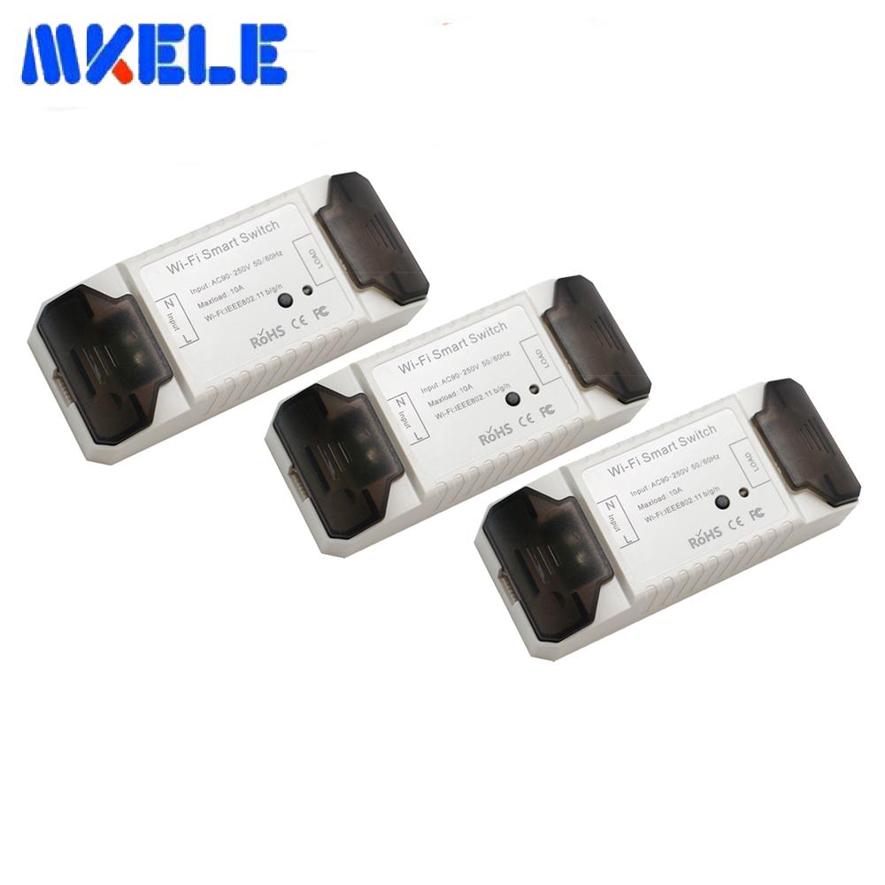DIY Wifi Switch Wi-Fi/RF Smart Home Wireless Remote Controller Wifi Switch Automation Module Timer Smart Breaker