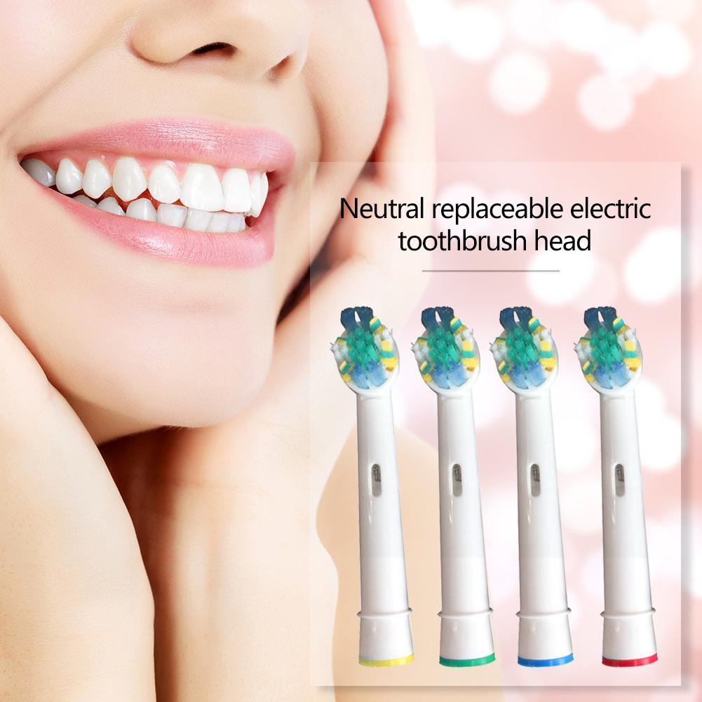 4 Stks/set Elektrische Opzetborstels Tanden Reinigen Tandenborstel Vervanging Koppen Voor Braun Oral-B Elektrische Tandenborstel