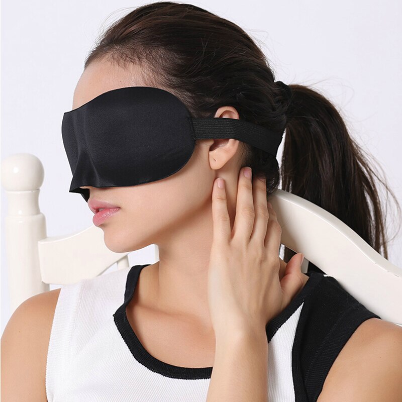 3D Sovemaske - Blød og Bærbar - Til Rejser - Unisex