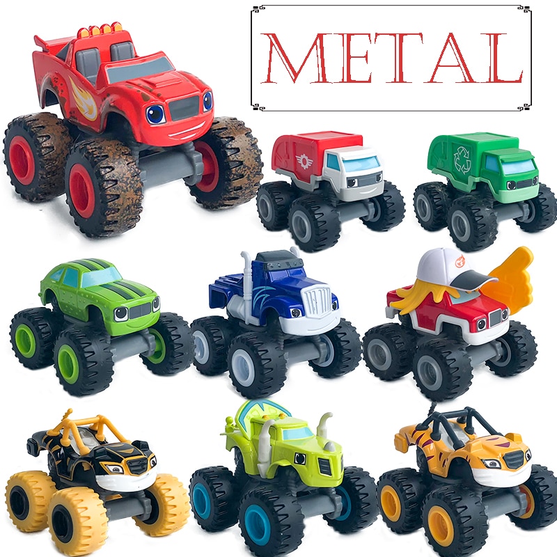 METAL Diecast Blazer Car Toys Russian Miracle Crusher Truck Vehicles Figure Toys For Children Birthday Kid Boy Toys