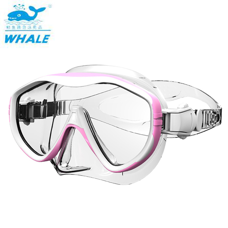 WHALE Snorkeling Diving Mask Women Men Anti-fog Diving Goggles Wide Vision Underwater Glasses Water Sports Swimming Accessory