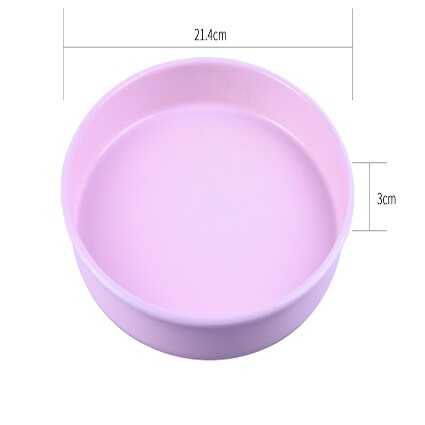 Metalen Bakken Ronde Pizza Plaat non-stick Bakken Gerecht Gereedschap Pizza Lade Thuis Tortilla pan Brood En Brood Gecanneleerd pie Pannen PM-001: Pink 10 inch