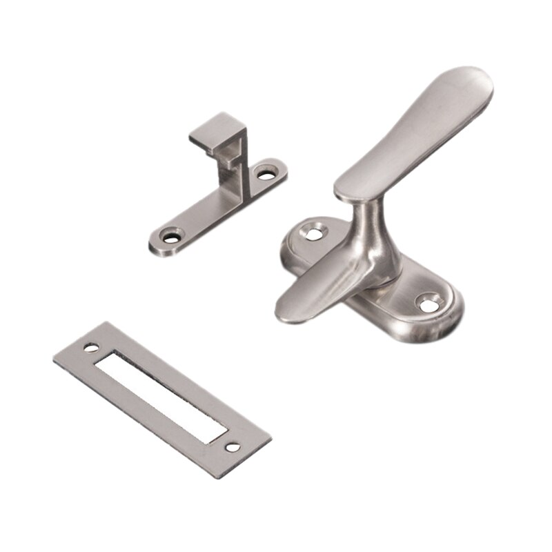 1Pcs Stainless Steel Door Bolts Wood Window Latch Bathroom Door Lock Latch: S