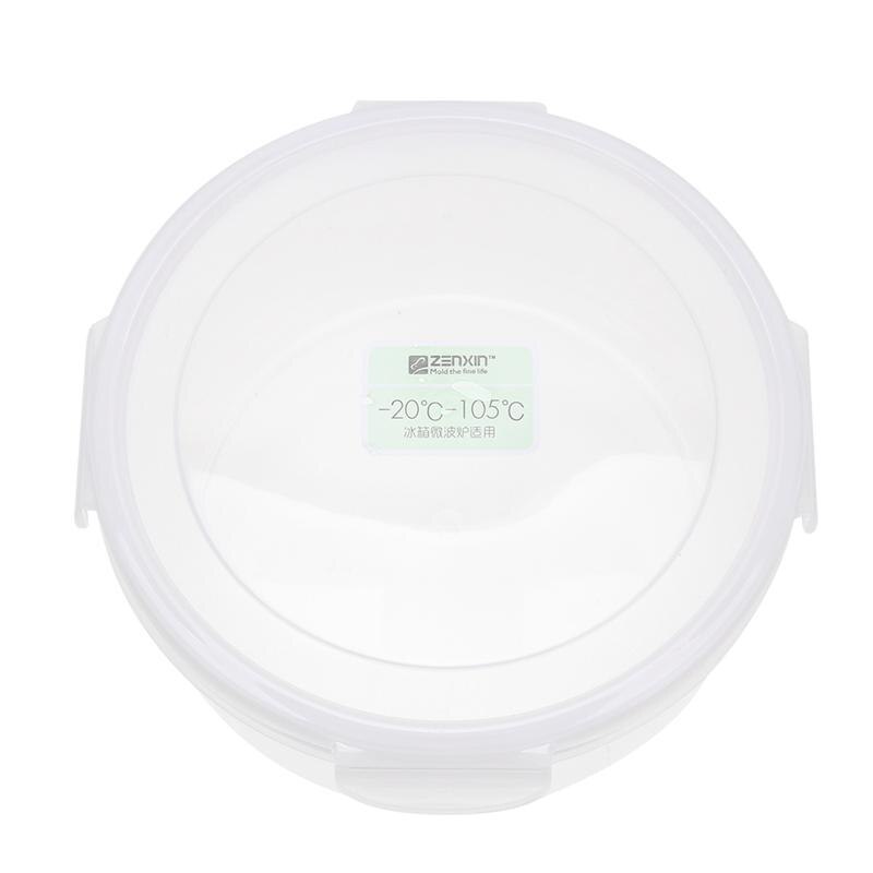 Plastic Preservation Box Large Capacity Round Case Kitchen Food Storage Box Transparent Food Container For Home