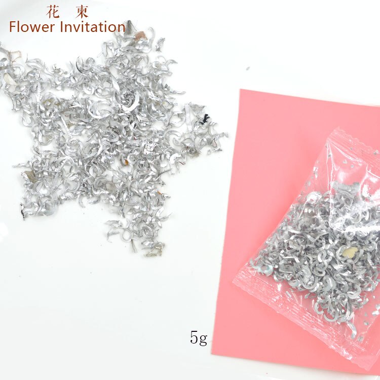 Flower Invitation Pyramid Brass Copper Iron fillings DIY Orgonite Energy Tower Materials Copper Chips for Resin Craft Making: Aluminum shavings5g