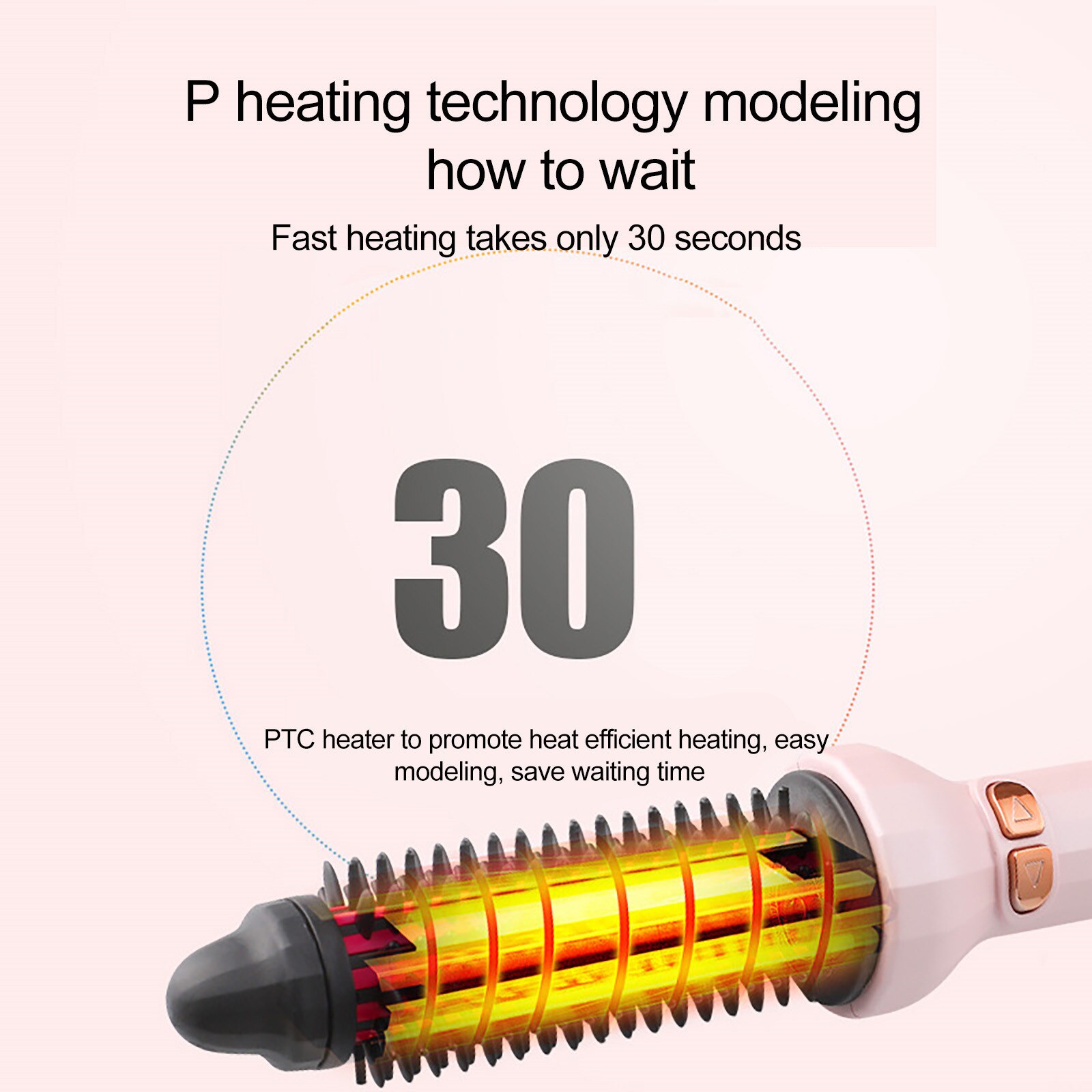 Beauty Devices Hair Straightener Ion Curling Hair Styler 30sec Fast Heating Straightener 2 IN 1 Hair Waver Styling