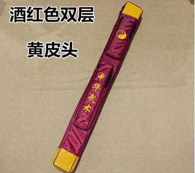 109 cm Oxford double couche couteau tai chi kung fu sac arts martiaux épée sacs deux couches wushu: red 2