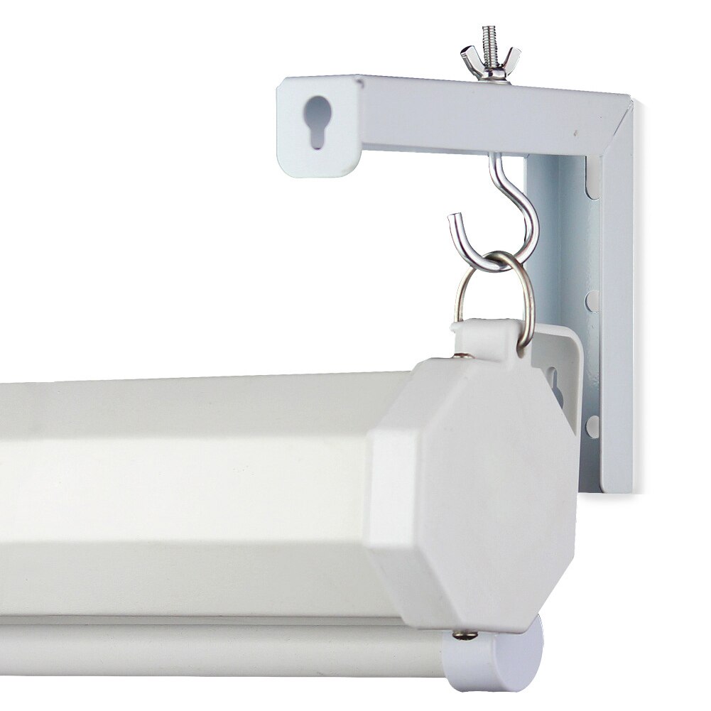 1pair Ceiling Wall Mounted L Bracket Anti Fall Off Universal Home Hanging With Hook Projector Screen Adjustable Easy Install