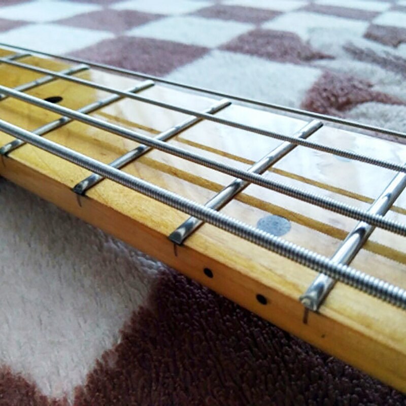 4 stuks roestvrijstalen bas snaren basgitaar onderdelen accessoires gitaarsnaar verzilverd kaliber basgitaar muziek accessoires #8