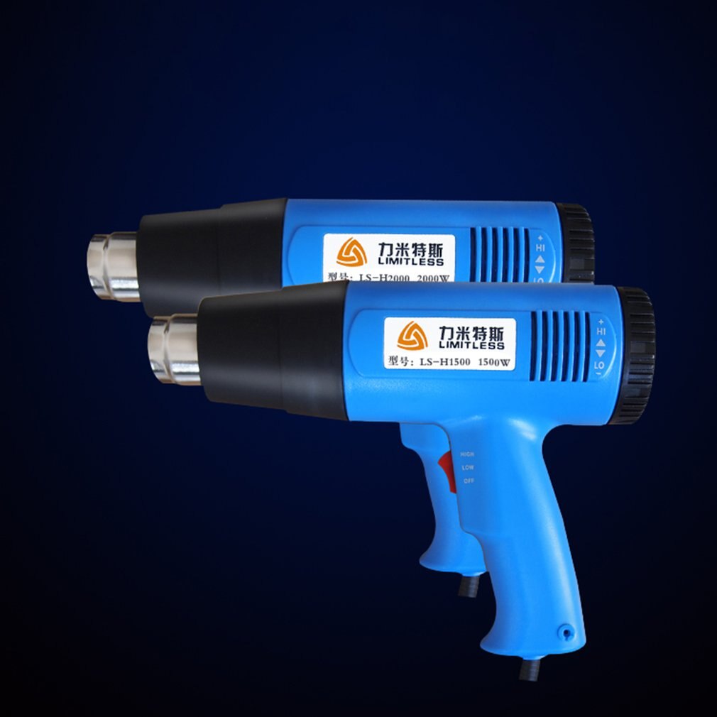 US Plug 1500W 2000W pistolet à chaleur électrique industriel pistolet à Air portatif pour papier peint peinture décapage Type de Turbine haute résistance