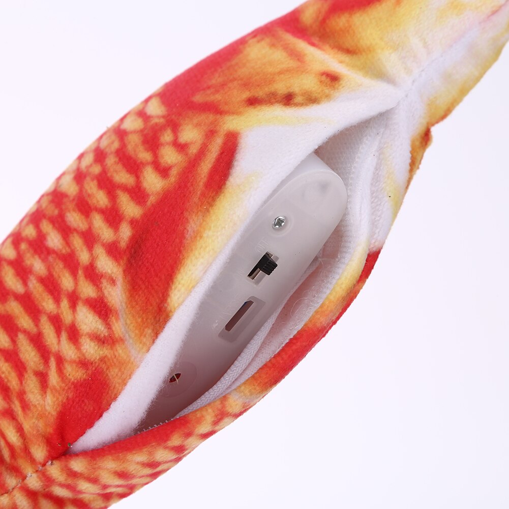 dotykać bicie elektryczna ryba pluszowa zabawka 30CM z ładowaniem USB symulacja ryba zabawka dla kota odpowiednia dla zwierząt domowych plus paczka mennic