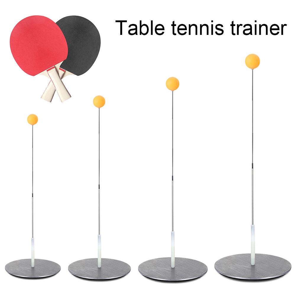 Tafeltennis Trainer Met Elastische Zachte As Tafeltennis Trainer Voor Volwassenen Kind Indoor Outdoor Staaf Lengte 60 -110 Cm