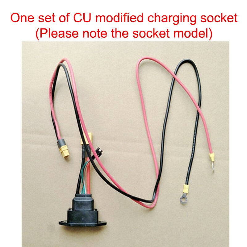 Voor Super Soco Tc Max Ts Tc Cu Originele Motorfiets Accessoires Opladen Plug Batterij Socket Kabel Lading Ontlading Draad Header: 8