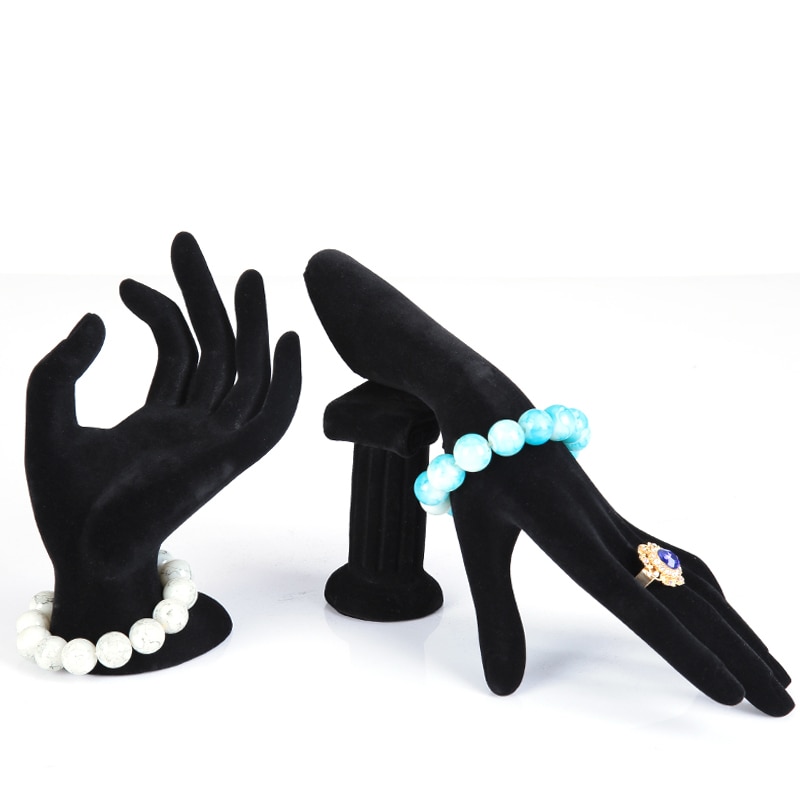 4 Styles Female Mannequin Hand Finger Jewelry Glove Ring Bracelet