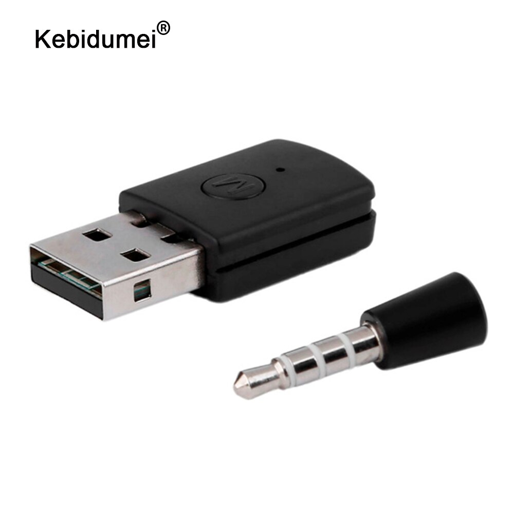 Kebidumei Bluetooth Dongle Usb Adapter Voor Ps4 3.5Mm Bluetooth 4.0 + Edr Usb Adapter Voor PS4 Stabiele Prestaties Bluetooth oortelefoon