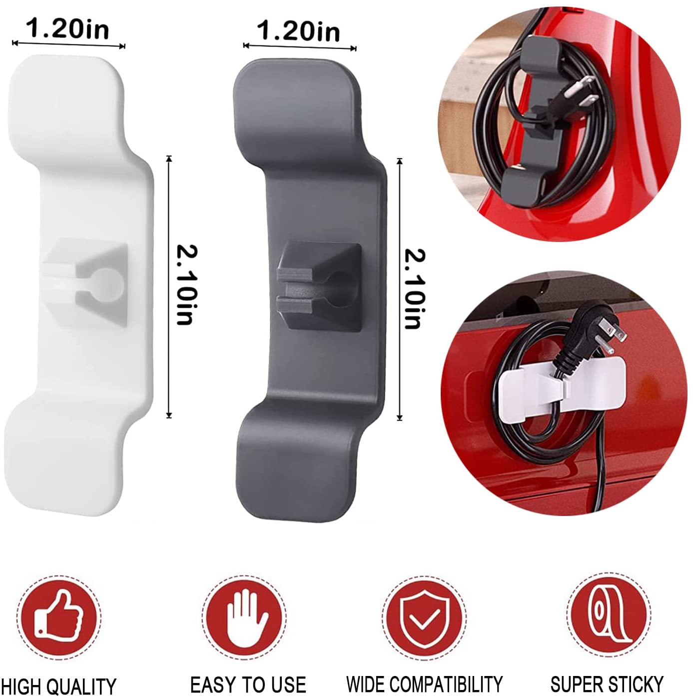 3/6 stücke Kabel Verpackung Organizer Clips Halfter Draht Versteck Kabel Wickler Verwaltung wickeln Für Küchengerät Stehen Rührgerät Rührgerät