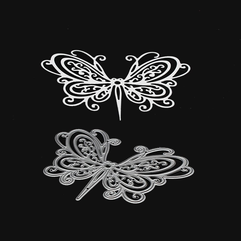Impresionante Troqueles de corte de Metal de mariposa para álbum de recortes, nuevos Troqueles para manualidades de puntada Troqueles