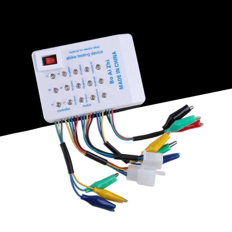 E-Bike Tester 24V 36V 48V 60V 72V Brushless Motor Controller Tester Electric Car Accessories