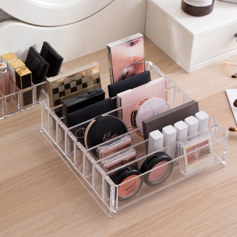 Acryl Draagbare Transparante Make-Up Organizer Opbergbox Make Up Organizer Cosmetische Organizer Make Opberglades Organizer