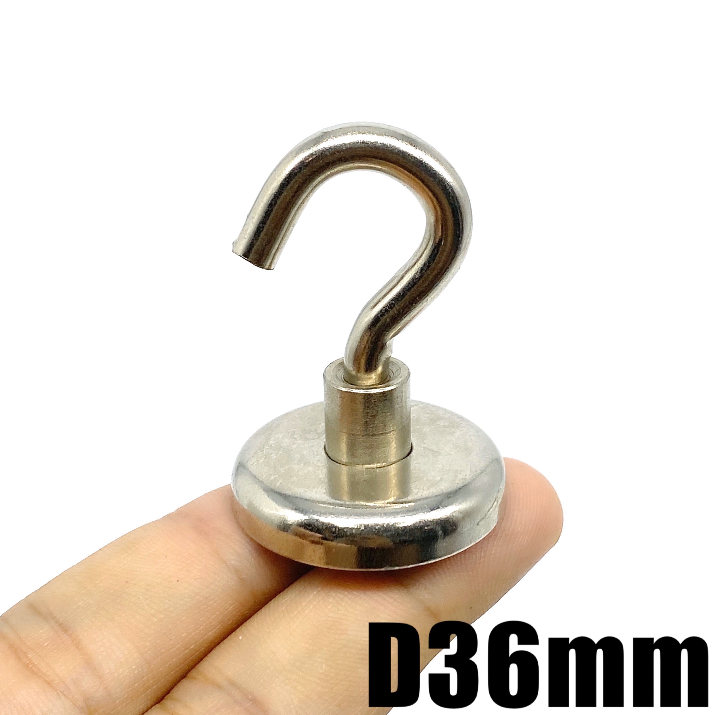 Magnetic Hooks Heavy Duty Magnetic Hook, Strong Neodymium Magnets Hook for Home, Kitchen, Workplace: D36