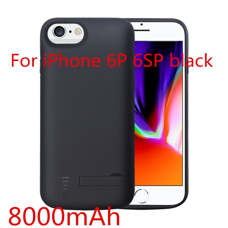 Batterie Ladegerät Fall Für iPhone 11 Pro Max 6 6s Plus 7 8 Plus X XR XS Max 100% batterie Fall Abdeckung Dünne 5000-8000mAh Power Bank