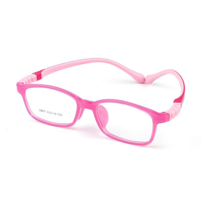 Children Anti Radiation Glasses Super Light Elasticity Leg Eyeglasse Materials Cute Eyewear for Child: C8