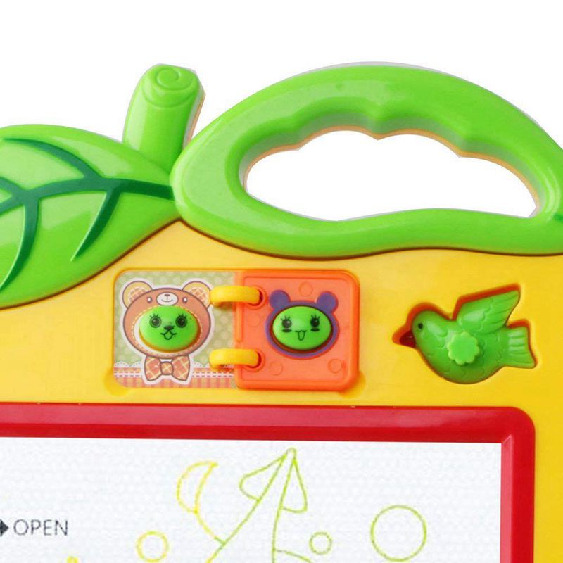 Ardoise magique couleur petit Format avec tampons, jouet pour fille et garçon 18 mois, Mini jeux pour bébés et enfants de 2 et 3 ans-