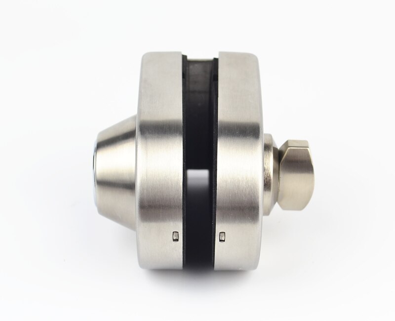 Glass Door Lock, stainless steel,No need to Drilling on glass,lock inside and outside,single door,Frameless glass door