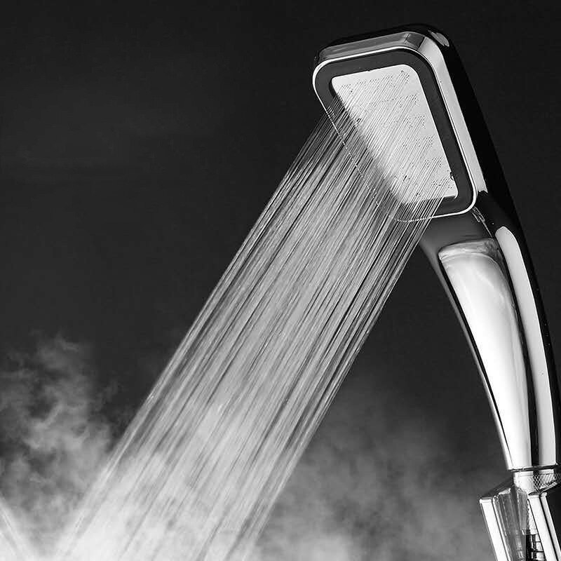 Water-Saving Shower Head Supercharged Fine Hole Shower Head Square Hand-Held Shower Head Supercharged Shower Head