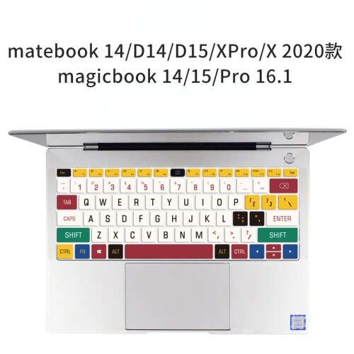 Keyboard Cover for Huawei Honor MagicBook X14 Laptop Keyboard Film X15 Full Cover Rubber Dustproof Protecter Film: type7