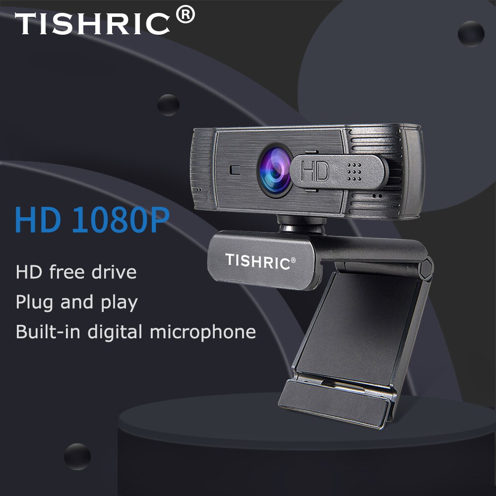 TISHRIC H701 Web Cam 1080P Auto Focus Web Camera for Computer Full HD 1920*1080P Webcam For PC USB Camera with Microphone