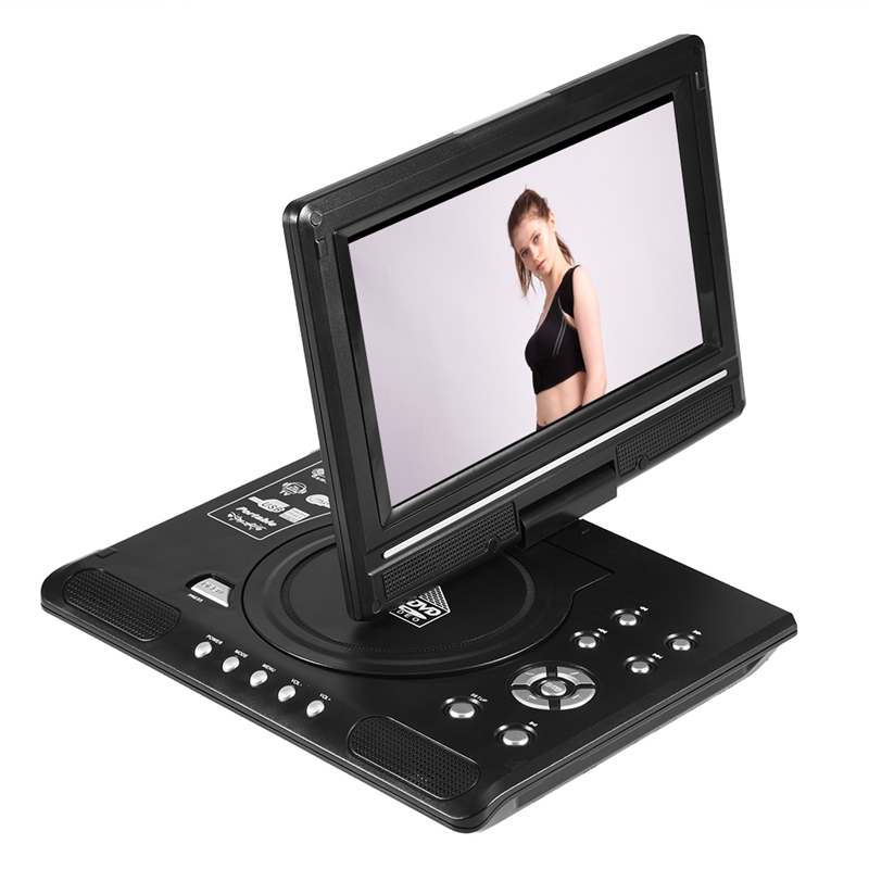 Handheld Portable Dvd Player 270 Degree Rotating Screen Built-In Card Reader Can Directly Read Sd/Ms/Mmc Card Eu Plug