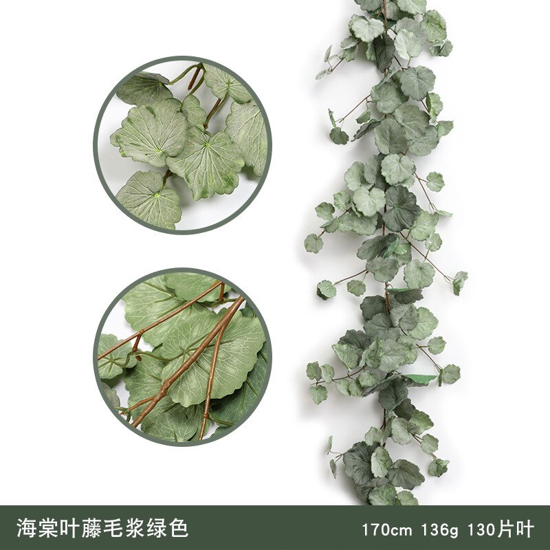 Plastic Vines Artificial Plants Wedding Decoration Faux Vine Ivy Rattan Home Garden Decor Artificial Greenery Hanging Plants: 10