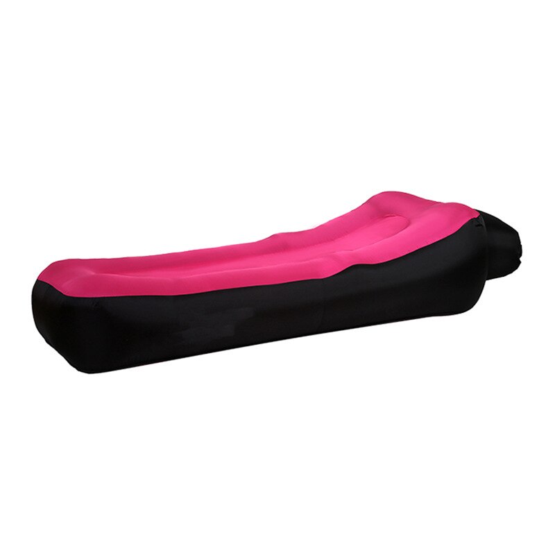 Beach Lounge Chair Outdoor Lazy Inflatable Sofa Indoor Portable Inflatable Bed Camping Pad Camping Equipment Sillon De Playa: Pink
