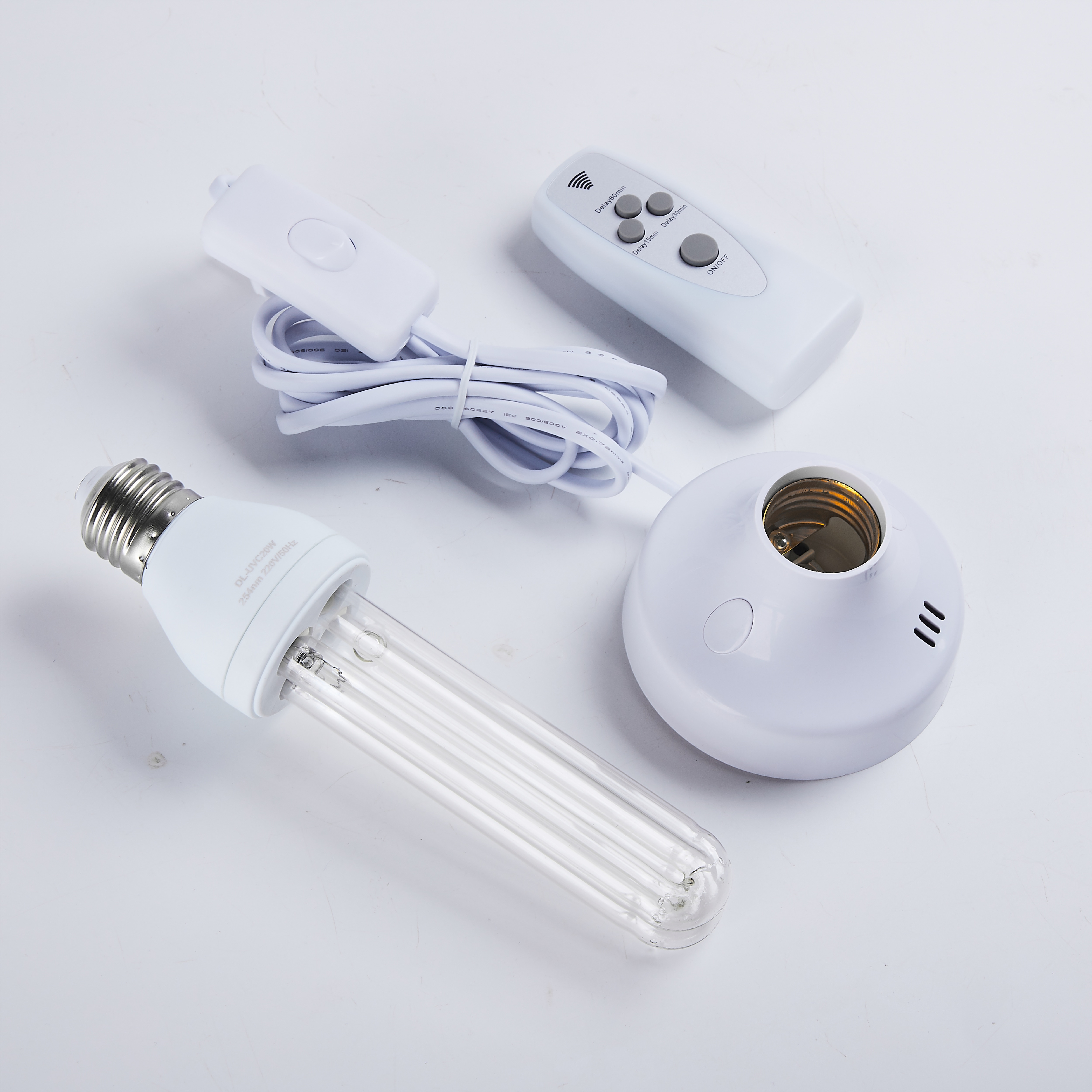 Ozone Generator 254nm Far Uvc Sterilizer Lamp Germicide Bulb Hospital School Home Use