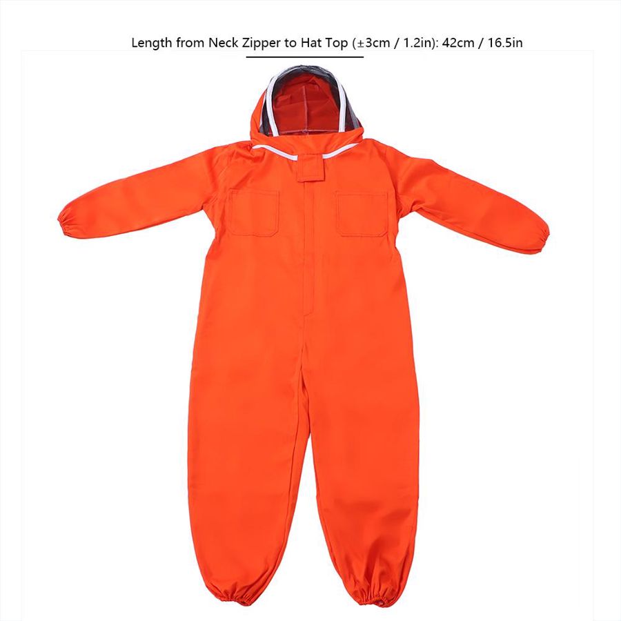 Apiculteur Orange une pièce costume d'abeille apiculture vêtements de protection équipement apicole
